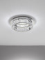 Preview: Nova Luce AURELIA LED Deckenleuchte Chrom 29W Neutralweiss 12x50cm dimmbar 9333071