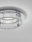 Preview: Nova Luce AURELIA LED Deckenleuchte Chrom 29W Neutralweiss 12x50cm dimmbar 9333071