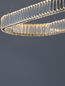 Preview: Nova Luce AURELIA LED Pendelleuchte Gold 48W Neutralweiss 92x37x150cm dimmbar 9333073