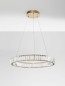 Preview: Nova Luce AURELIA LED Pendelleuchte Gold 41W Neutralweiss 150x60cm dimmbar 9333075