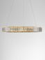 Preview: Nova Luce AURELIA LED Pendelleuchte Gold 41W Neutralweiss 150x60cm dimmbar 9333075