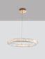 Preview: Nova Luce AURELIA LED Pendelleuchte Gold 47W Neutralweiss 150x80cm dimmbar 9333076