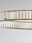 Preview: Nova Luce AURELIA LED Pendelleuchte Gold 47W Neutralweiss 150x80cm dimmbar 9333076