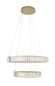 Preview: Nova Luce AURELIA LED Pendelleuchte Gold 46W Neutralweiss 150x60cm dimmbar 9333077