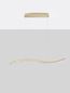Preview: Nova Luce AURELIA LED Pendelleuchte Gold 43W Neutralweiss 100x7,6x150cm dimmbar 9333078
