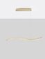 Preview: Nova Luce AURELIA LED Pendelleuchte Gold 43W Neutralweiss 100x7,6x150cm dimmbar 9333078