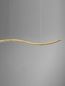 Preview: Nova Luce AURELIA LED Pendelleuchte Gold 43W Neutralweiss 100x7,6x150cm dimmbar 9333078