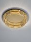 Preview: Nova Luce AURELIA LED Deckenleuchte Gold 29W Neutralweiss 12x50cm dimmbar 9333079