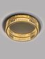 Preview: Nova Luce AURELIA LED Deckenleuchte Gold 29W Neutralweiss 12x50cm dimmbar 9333079