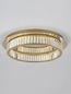 Preview: Nova Luce AURELIA LED Deckenleuchte Gold 41W Neutralweiss 12x60cm dimmbar 9333080