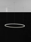 Preview: Nova Luce TARQUIN LED Pendelleuchte Weiß 46W Warmweiss 200x80cm dimmbar 9345604