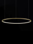 Preview: Nova Luce TARQUIN LED Pendelleuchte Messing 46W Warmweiss 200x80cm dimmbar 9345606