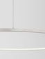 Preview: Nova Luce TARQUIN LED Pendelleuchte Silber 59W Warmweiss 200x100cm dimmbar 9345611