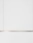 Preview: Nova Luce TARQUIN LED Pendelleuchte Silber 59W Warmweiss 200x100cm dimmbar 9345611