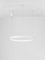 Preview: Nova Luce PERRINE LED Pendelleuchte Weiß 40W Warmweiss 150x60cm dimmbar 9345617