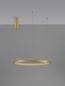 Preview: Nova Luce PERRINE LED Pendelleuchte Gold 40W Warmweiss 150x60cm dimmbar 9345619