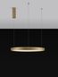 Preview: Nova Luce PERRINE LED Pendelleuchte Gold 40W Warmweiss 150x60cm dimmbar 9345619