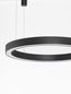 Preview: Nova Luce MORBIDO LED Pendelleuchte Schwarz 80W Steuerbare Lichtfarbe 200x100cm dimmbar 9345645