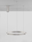Preview: Nova Luce ELOWEN LED Pendelleuchte Silber 60W Warmweiss 150x60cm dimmbar 9345662