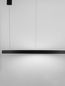Preview: Nova Luce ELOWEN LED Pendelleuchte Schwarz 106W Warmweiss 200x98cm dimmbar 9345668