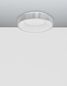 Preview: Nova Luce RANDO THIN LED Deckenleuchte Silber 30W Warmweiss 9x38cm dimmbar 9353834