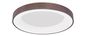 Preview: Nova Luce RANDO THIN LED Deckenleuchte Kaffeebraun 50W Warmweiss 9x60cm dimmbar 9353855