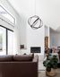 Preview: Nova Luce PERTONE LED Pendelleuchte Schwarz 53W Warmweiss 150x50cm dimmbar 9365012