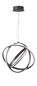 Preview: Nova Luce PERTONE LED Pendelleuchte Schwarz 53W Warmweiss 150x50cm dimmbar 9365012