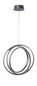 Preview: Nova Luce PERTONE LED Pendelleuchte Schwarz 53W Warmweiss 150x50cm dimmbar 9365012