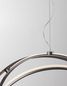 Preview: Nova Luce PERTONE LED Pendelleuchte Schwarz 63W Warmweiss 150x70cm dimmbar 9365013