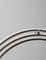 Preview: Nova Luce PERTONE LED Pendelleuchte Schwarz 63W Warmweiss 150x70cm dimmbar 9365013