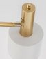 Preview: Nova Luce PAZ Stehlampe E27 Gold 165x12,5cm 9426653