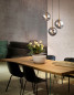 Preview: Nova Luce SPADA Pendelleuchte E27 3-fach Gold 180x40cm dimmbar 9426753