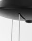 Preview: Nova Luce RANDO THIN LED Pendelleuchte Schwarz 30W Warmweiss 120x38cm dimmbar 9453431