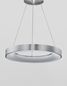 Preview: Nova Luce RANDO THIN LED Pendelleuchte Silber 50W Warmweiss 120x60cm dimmbar 9453456