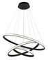 Preview: Nova Luce NAGER LED Pendelleuchte Schwarz 62W Warmweiss 120x78cm dimmbar 9481093