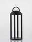 Preview: Nova Luce MOCHA LED Dekorative Stehleuchte Anthrazit 2W IP65 Warmweiss 15x15x35cm dimmbar 9492700