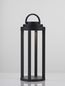 Preview: Nova Luce MOCHA LED Dekorative Stehleuchte Anthrazit 2W IP65 Warmweiss 15x15x35cm dimmbar 9492700
