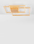 Preview: Nova Luce BILBAO LED Deckenleuchte Blattgold 42W Warmweiss 56x56x8,5cm 9500831