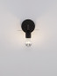 Preview: Nova Luce ROYAL Wandleuchte E27 Schwarz 12x21x15,5cm dimmbar 9501232