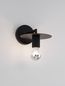 Preview: Nova Luce ROYAL Wandleuchte E27 Schwarz 12x21x15,5cm dimmbar 9501232