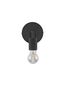 Preview: Nova Luce ROYAL Wandleuchte E27 Schwarz 12x12x15,5cm dimmbar 9501233