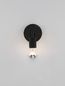 Preview: Nova Luce ROYAL Wandleuchte E27 Schwarz 12x12x15,5cm dimmbar 9501233