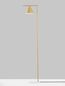 Preview: Nova Luce SWAY Stehlampe E27 Gold 25x35x175cm 9501236