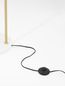 Preview: Nova Luce SWAY Stehlampe E27 Gold 25x35x175cm 9501236