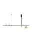 Preview: Nova Luce SWAY Pendelleuchte E27 3-fach Gold 123x15x70cm dimmbar 9501237