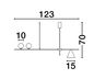 Preview: Nova Luce SWAY Pendelleuchte E27 3-fach Gold 123x15x70cm dimmbar 9501237