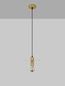 Preview: Nova Luce ROYAL Pendelleuchte E27 Gold 180x20cm dimmbar 9501240