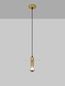 Preview: Nova Luce ROYAL Pendelleuchte E27 Gold 180x20cm dimmbar 9501240