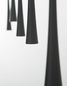Preview: Nova Luce GOCCIO LED Pendelleuchte Gold 38W Warmweiss 110x4,5x160cm 9504001